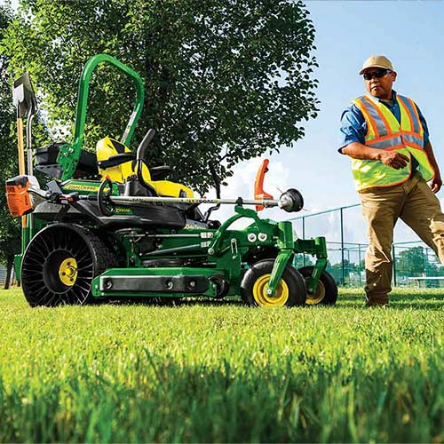 Equipment preparation for Lawn Mowing